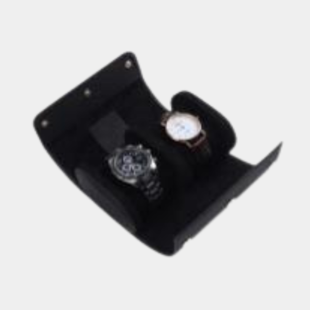 Watch roll for 2 watches, black colour WR-TW-20-002